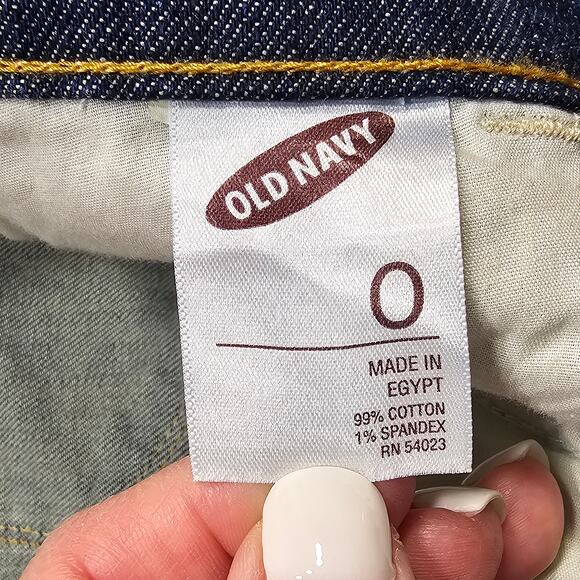 Old Navy The Sweetheart Blue Jeans Stretch Y2k Grunge Skinny Denim Womens Size 0 - Picture 3 of 11